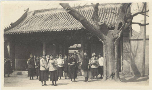 Alice Frame and her students after raising funds.jpg